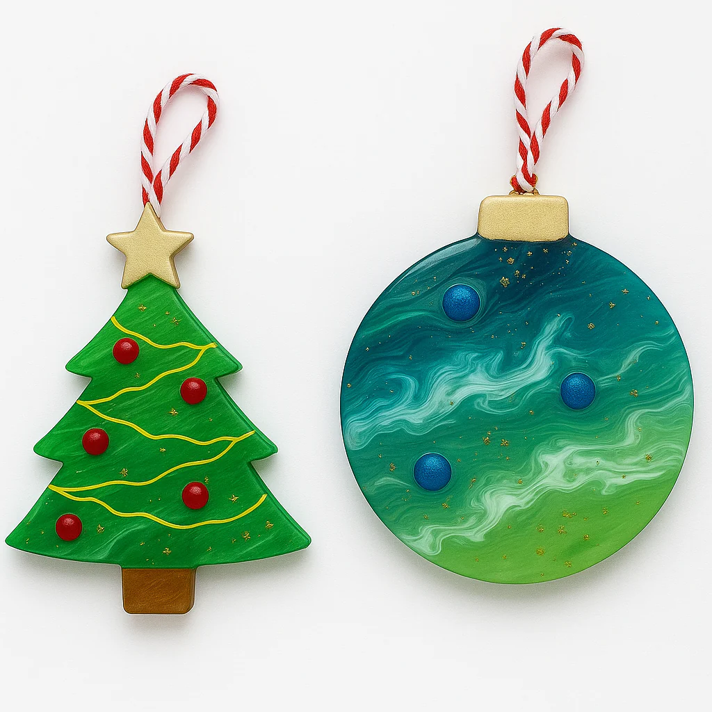15+ Christmas Resin Art Projects